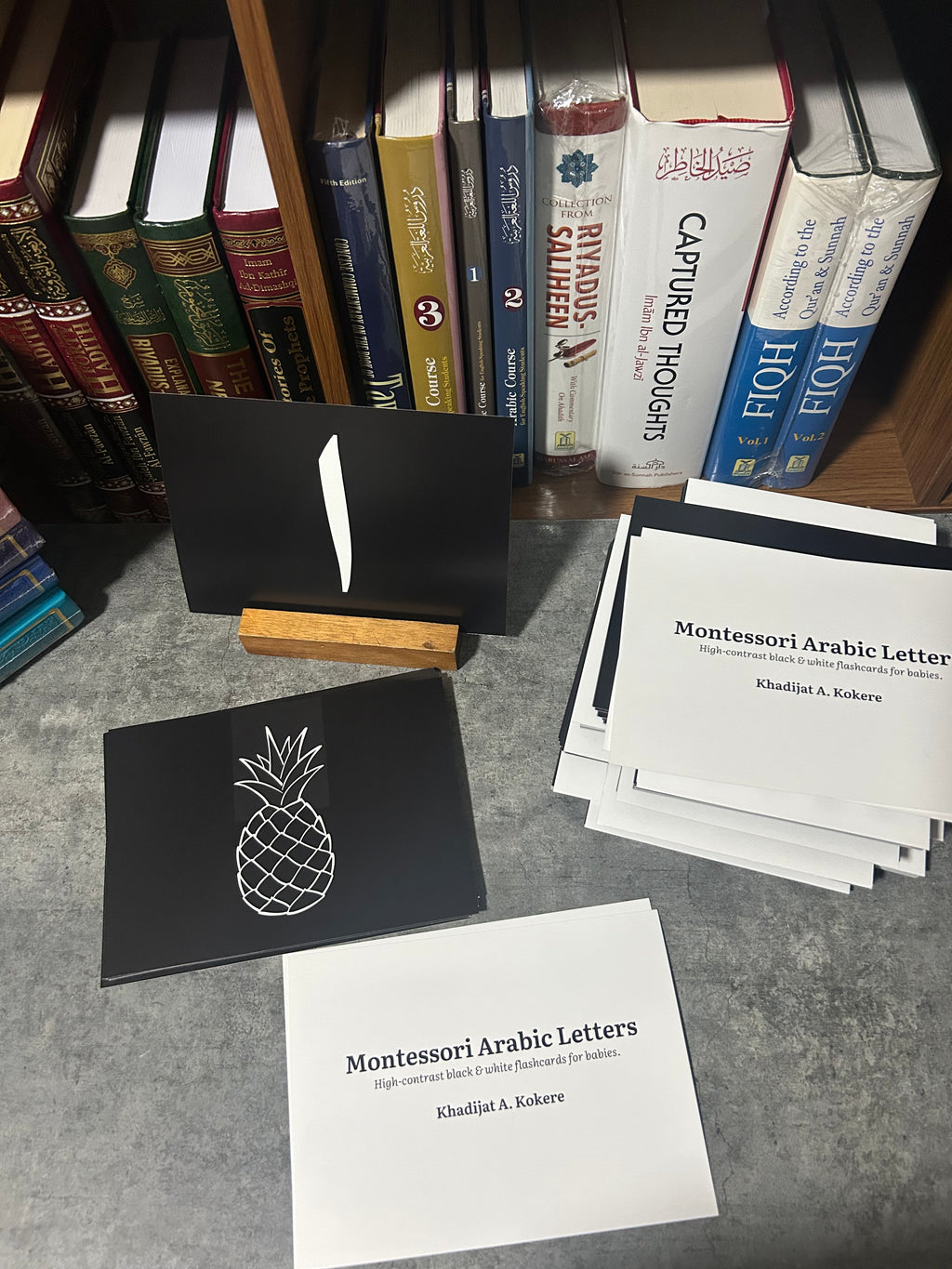 Montessori Arabic Letter Flash Cards